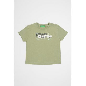 Tricou de bumbac cu imprimeu logo