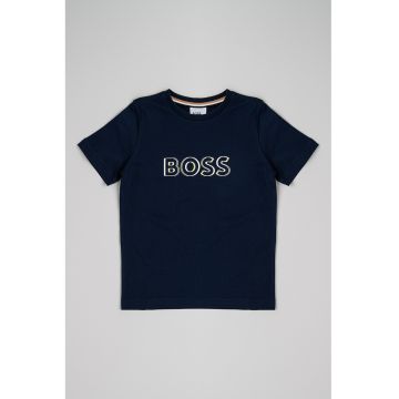 Tricou de bumbac cu logo