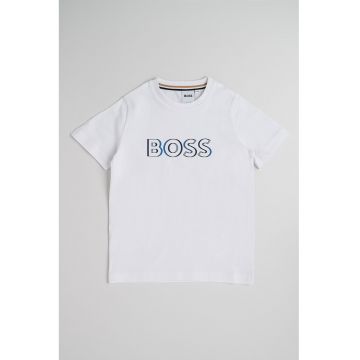 Tricou de bumbac cu logo