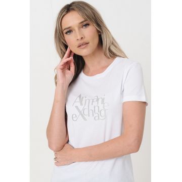 Tricou de bumbac cu logo