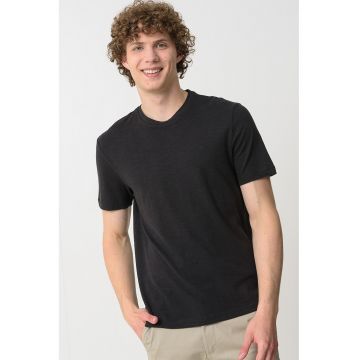 Tricou din amestec de bumbac organic si in
