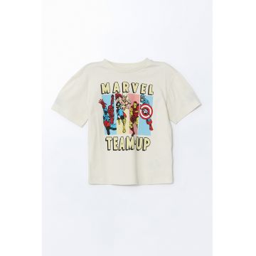 Tricou din bumbac cu imprimeu cu desene animate