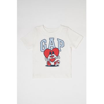 Tricou din bumbac cu imprimeu frontal