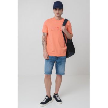 Tricou din bumbac cu imprimeu logo