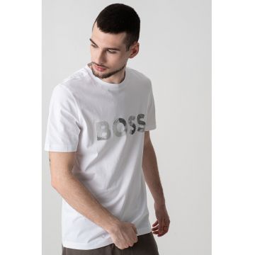 Tricou din bumbac cu imprimeu logo