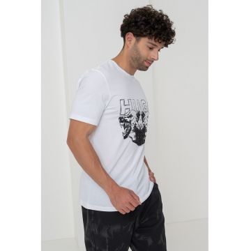 Tricou din bumbac cu imprimeu logo