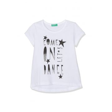 Tricou fete -  Bumbac - Alb