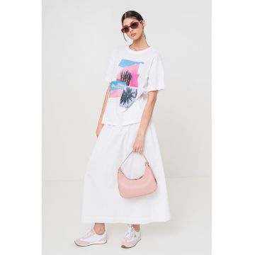 Tricou lejer cu imprimeu grafic
