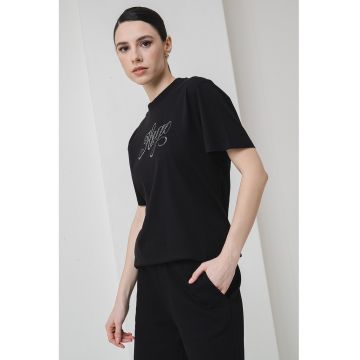 Tricou lejer cu imprimeu logo