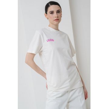 Tricou lejer cu imprimeu logo