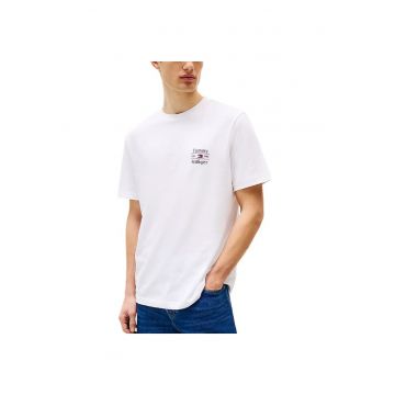 Tricou  pentru Barbati - hilfiger stack tee - MW0MW38622-YBR - Alb