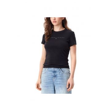 Tricou  pentru Femei - tjw slim tonal linear teeext - DW0DW20315-BDS - S INTL - Negru