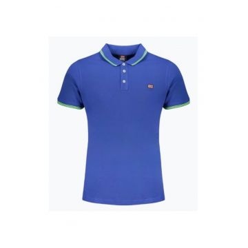 Tricou polo barbati cu logo brodat - regular fit