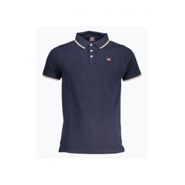 Tricou polo barbati cu logo brodat - regular fit
