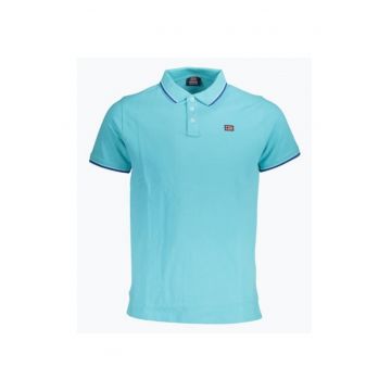 Tricou polo barbati cu logo brodat - regular fit