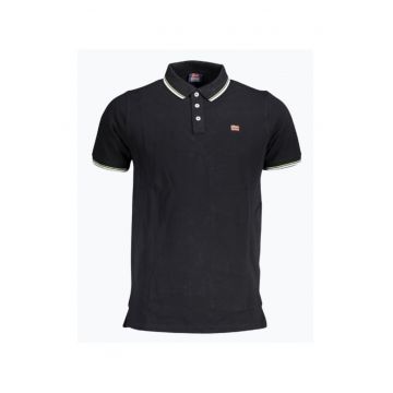 Tricou polo barbati cu logo brodat - regular fit