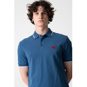 Tricou polo slim fit Deresino