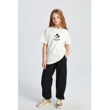 Tricou regular fit cu imprimeu pe partea din spate