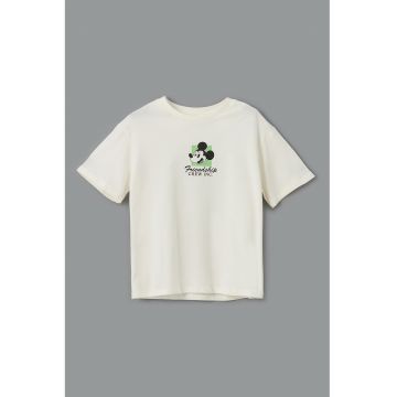 Tricou regular fit cu imprimeu pe partea din spate