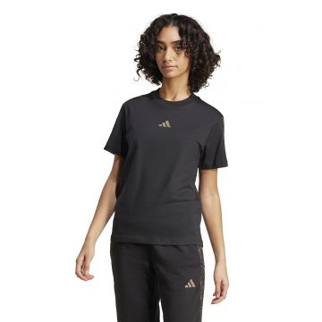 Tricou regular fit din bumbac cu logo