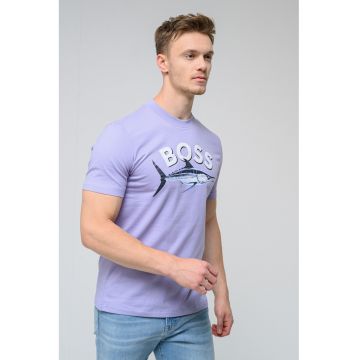 Tricou slim fit cu imprimeu