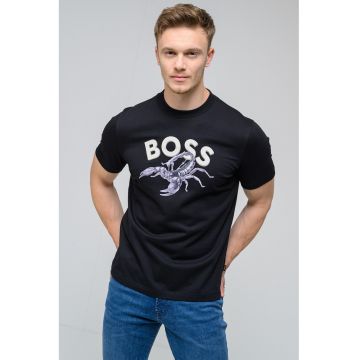 Tricou slim fit cu imprimeu