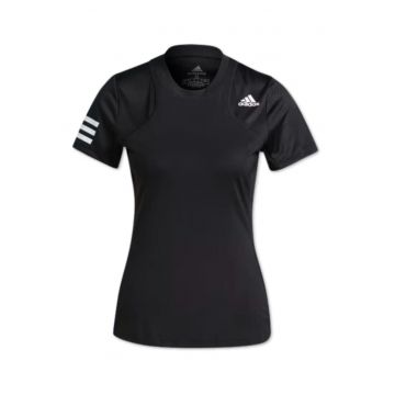 Tricou sport -  alergare/antrenament - respirabil - negru - poliester reciclat -