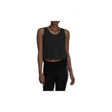Tricou sport dama -  Poliester/Lyocell - Negru -