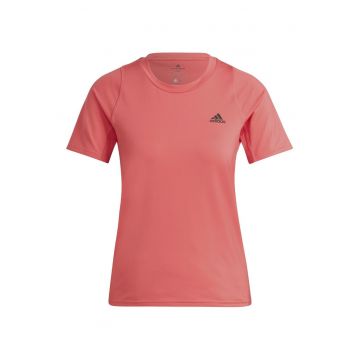 Tricou sport  Run Fast pentru femei - maneca scurta - roz - material ecologic -