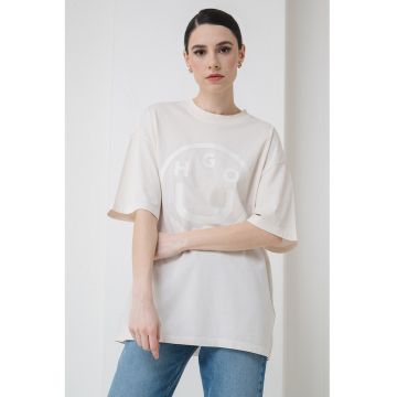 Tricou supradimensionat cu logo