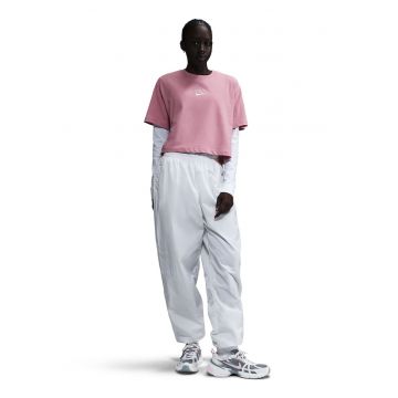 Tricou crop din bumbac Sportswear