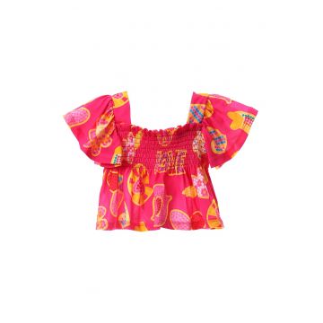 Tricou cu maneci butterfly