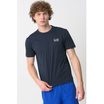 Tricou cu model uni Gircollo
