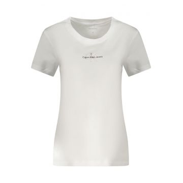 Tricou dama -  100% bumbac - Alb - J20J225252