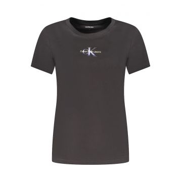 Tricou dama -  100% bumbac - Negru - J20J225252