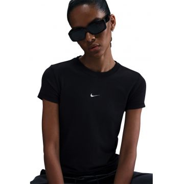 Tricou din amestec de modal cu logo discret