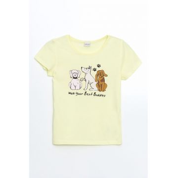 Tricou din bumbac cu imprimeu