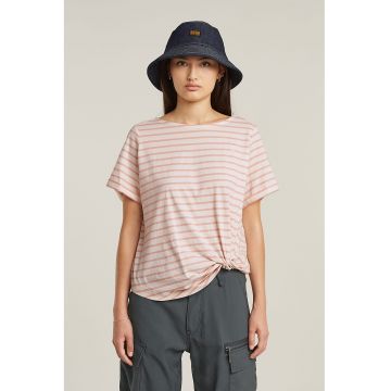Tricou din bumbac organic cu model in dungi