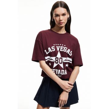 Tricou lejer cu imprimeu Nevada