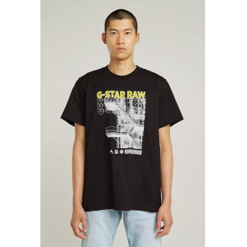 Tricou lejer din bumbac organic cu imprimeu