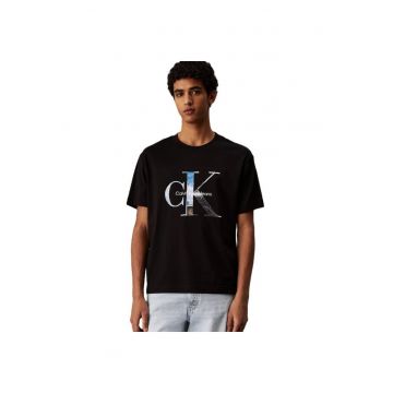 Tricou  pentru Barbati - photo monogram tee - J30J327483-BEH - Negru