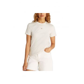 Tricou  pentru Femei - woven label regular tee - J20J225243-ADA - Bej