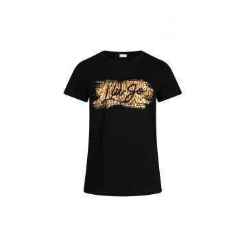 Tricou regular fit cu imprimeu logo