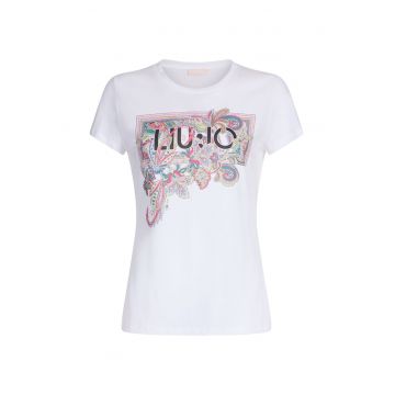 Tricou regular fit cu imprimeu logo