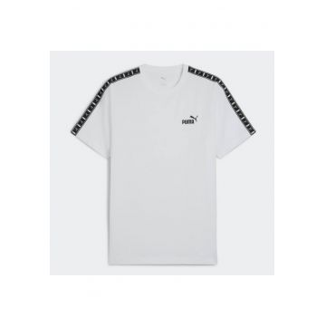 Tricou sport barbati -  croiala regulata - alb - bumbac