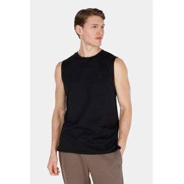 Tricou uni din bumbac - fara maneci