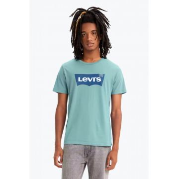 Tricou barbati din bumbac cu imprimeu cu logo aludus occidente