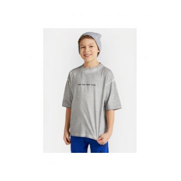Tricou copii -  48036 - Gri - Bumbac