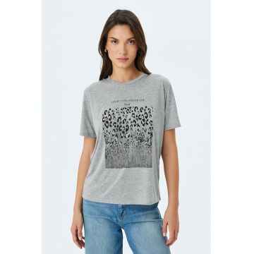 Tricou cu animal print
