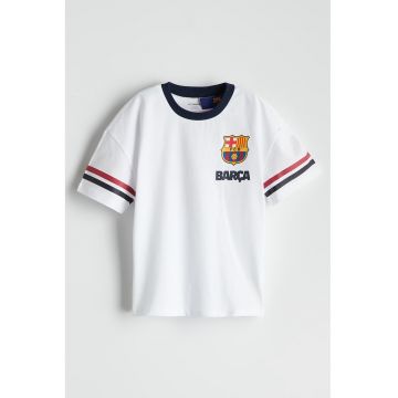 Tricou cu imprimeu FCB